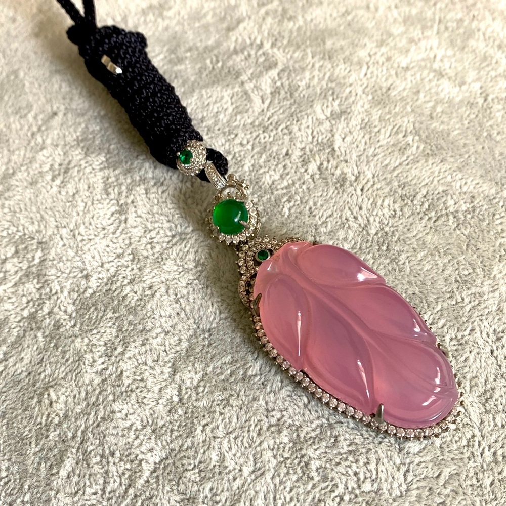 Genuine Jade Pendant Necklace